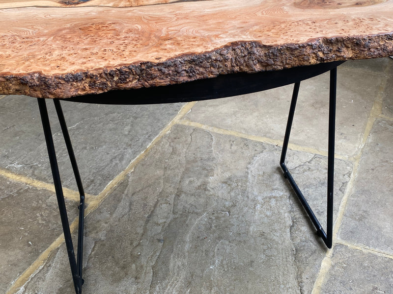 Handmade Burred Elm 86cm Coffee Table