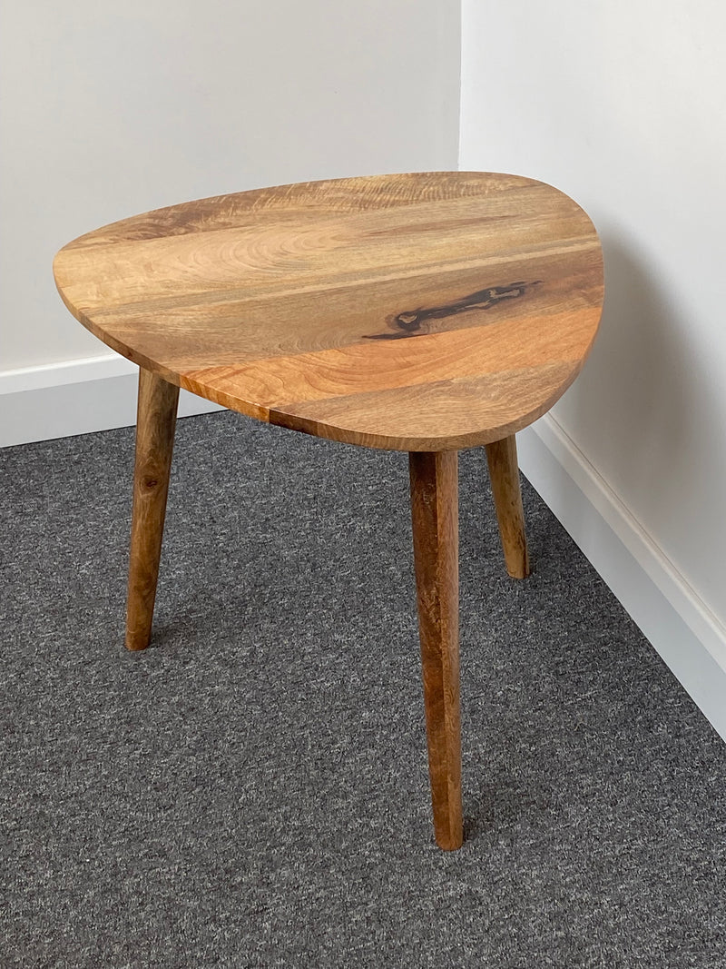 Schuh Mango Wood 60 x 60cm Stool / Side Table