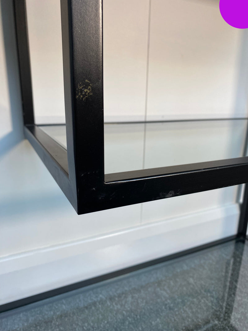 Pippard Black & Mirrored Console Table