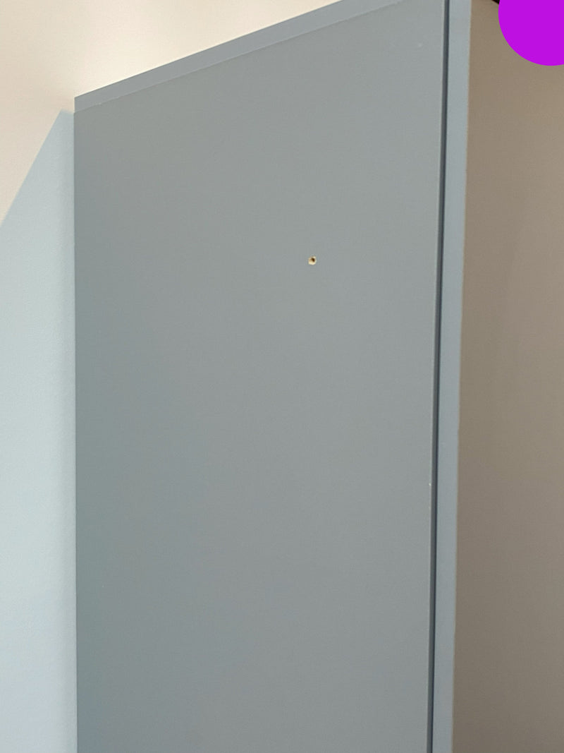 Solo Grey 2 Door Wardrobe