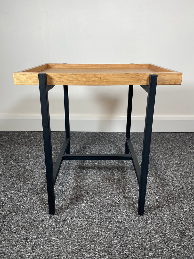 Torrington Oak & Metal Side Table