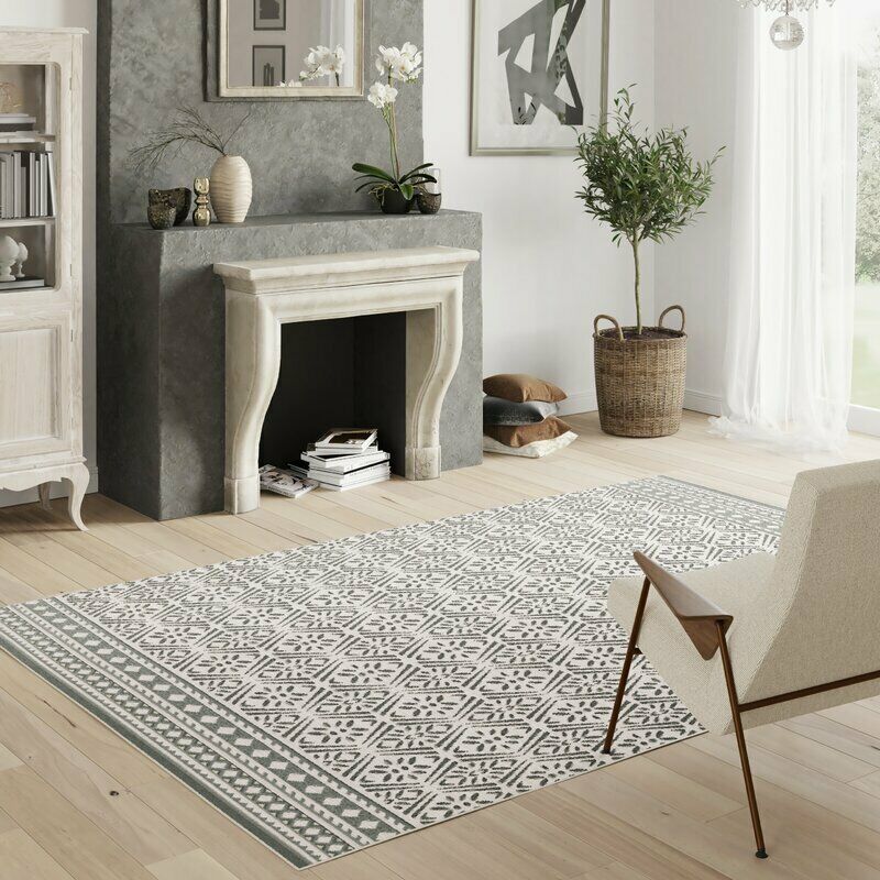 Bowens 80 x 150cm Area Rug: Cream