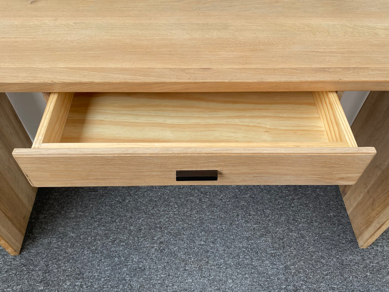 Asher Oak 1 Drawer Console Table