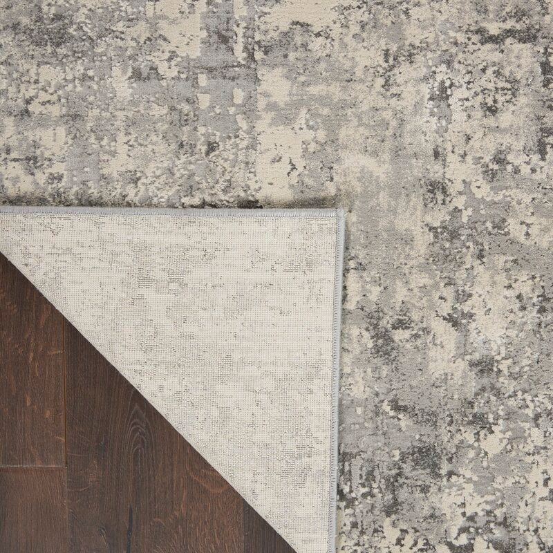 Bedard 160 x 221cm Carved Area Rug: Grey/Beige