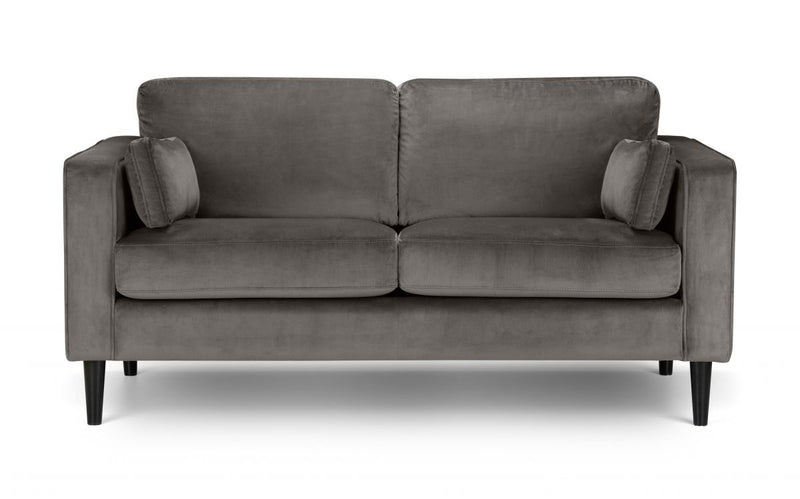 Hayward Grey Velvet 2-Seater Sofa
