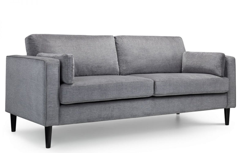 Hayward Grey Chenille 3-Seater Sofa