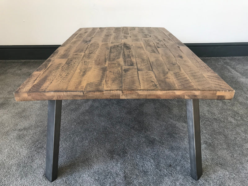 Rustic & Metal Coffee Table