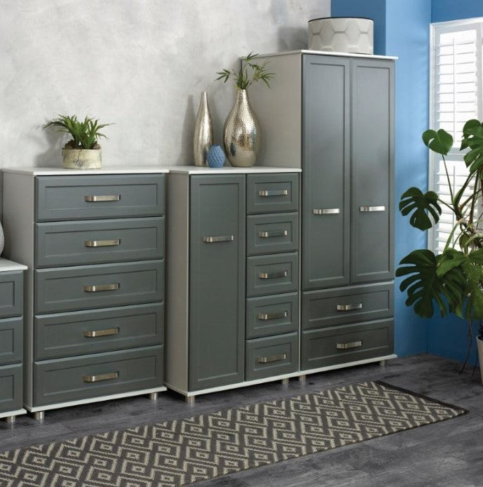 Newton Two Tone Bedroom Furniture - Choose Your Fitment, Colour and Handles