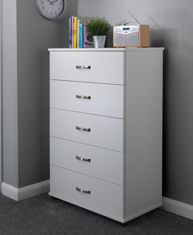 Solo Plus 5 Drawer Wide Chest