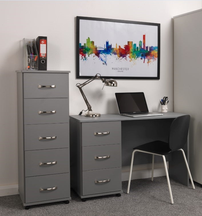 Solo Plus Desk & Chest of Drawers Set