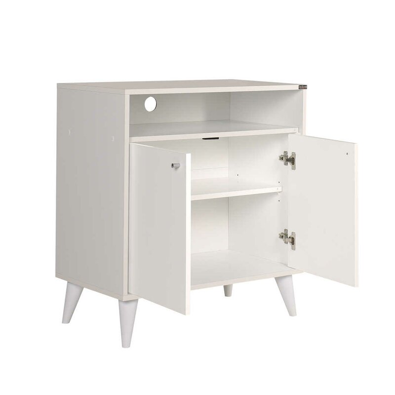 Adit Multi-Purpose Sideboard Cabinet: Diamond White