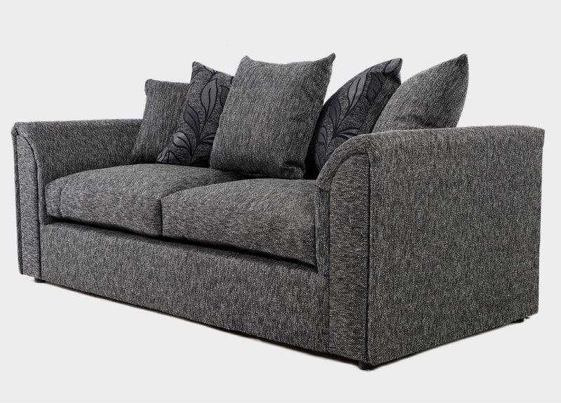 Bryant Upholstered 3 Seater Sofa: Slate Grey