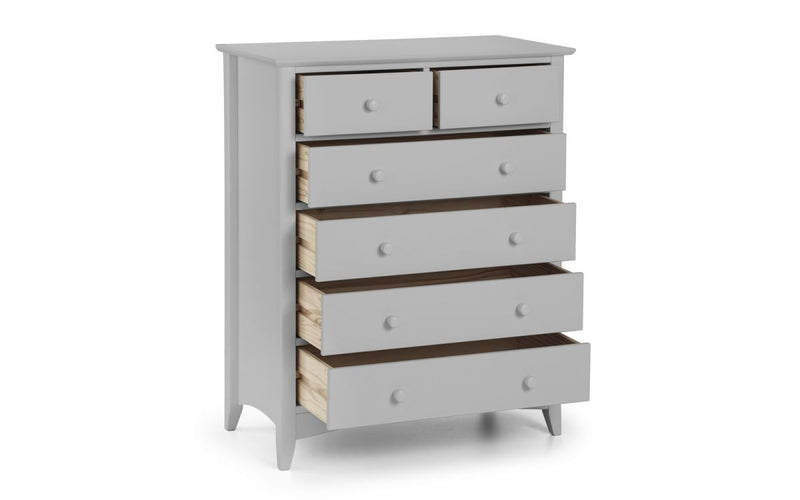 Cameo Bedroom Furniture Set - Bedsides, Chest of Drawers & Wardrobe