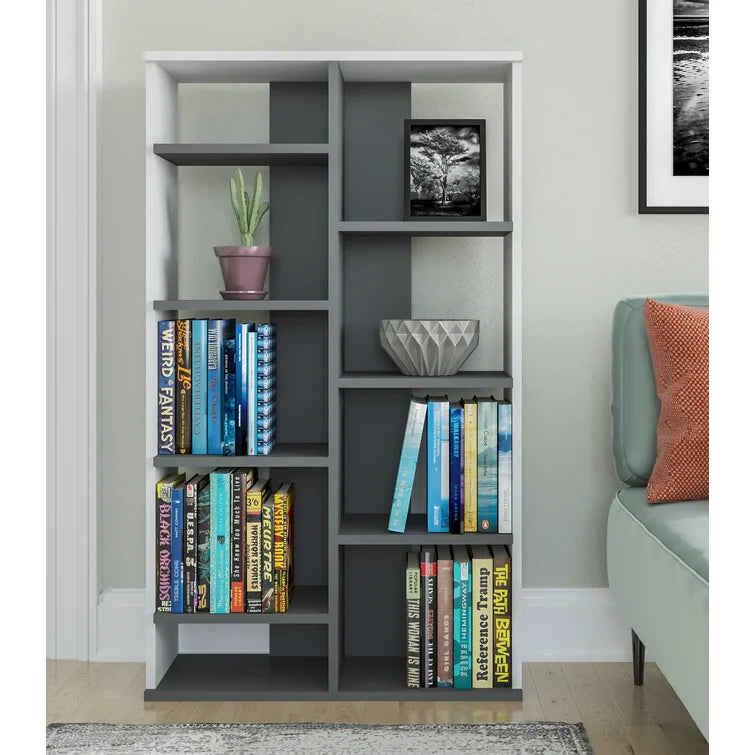 Hollands White & Grey 72cm Bookcase