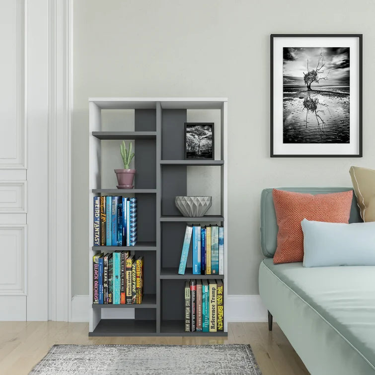 Hollands White & Grey 72cm Bookcase