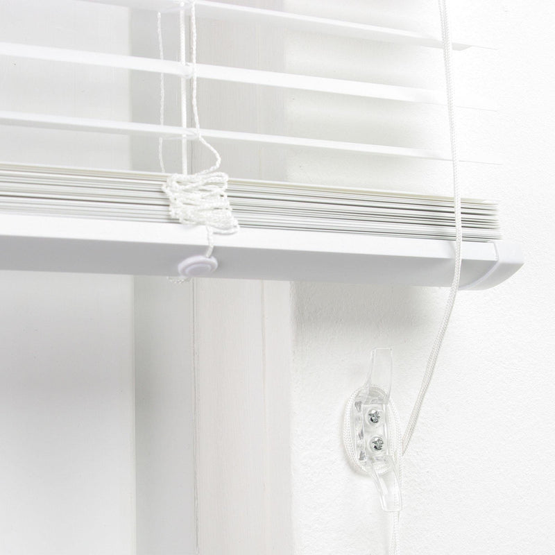 Jalousie 170 x 160cm White Slatted PVC Window Blind