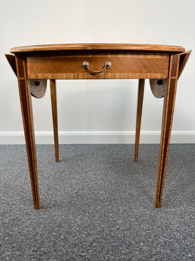 Antique Style 75-110cm Oak Extending Dining Table