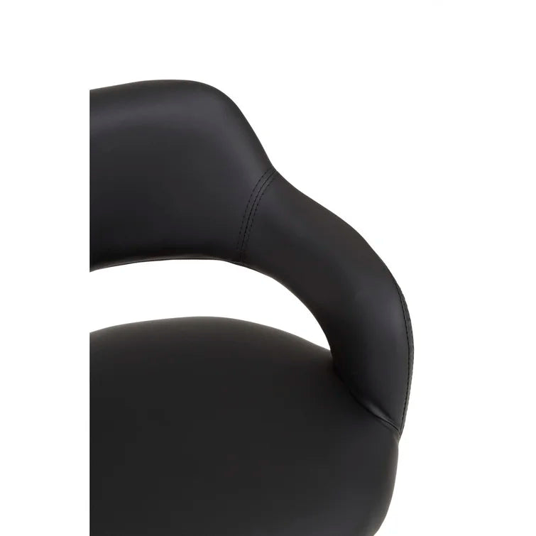 Riccio Black Swivel Desk Chair