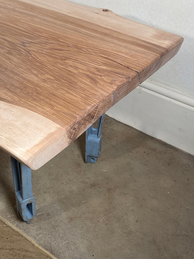 Handmade Olive Ash Live Edge Coffee Table