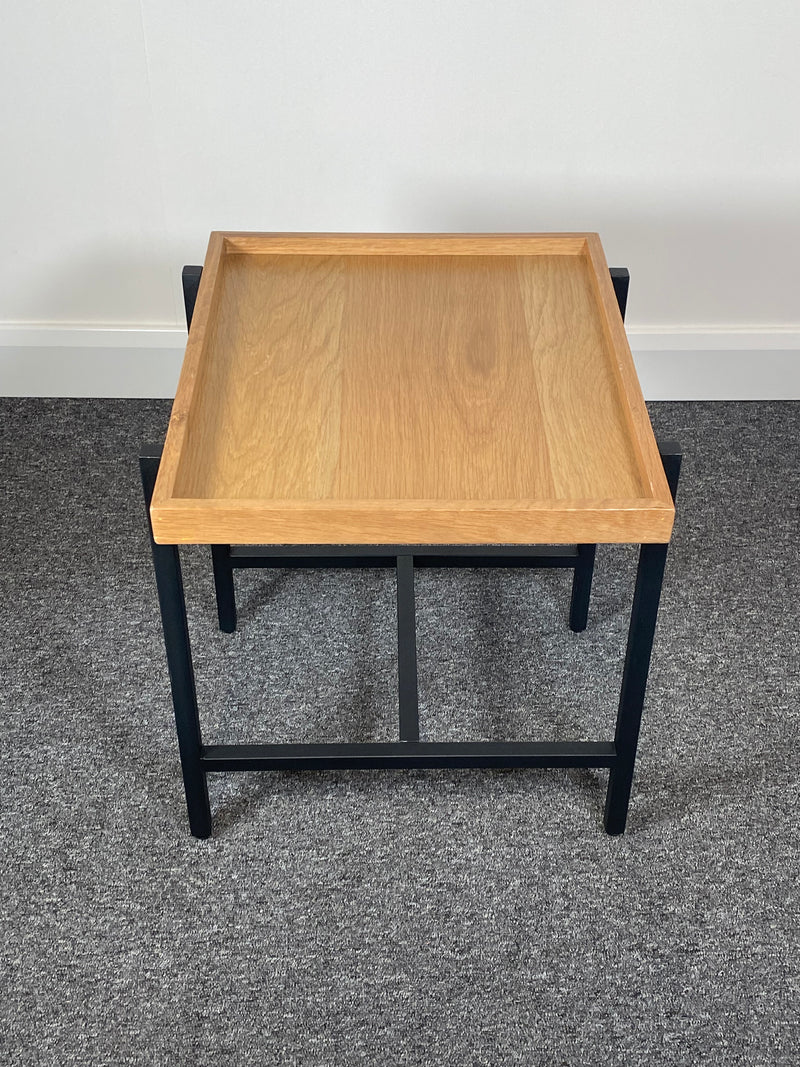 Torrington Oak & Metal Side Table