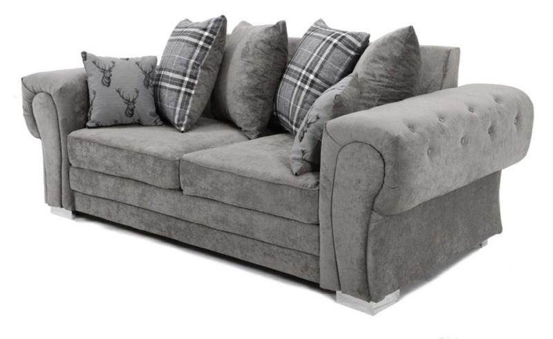 Staggs Upholstered 2 or 3 Seater Scatter Back Sofa